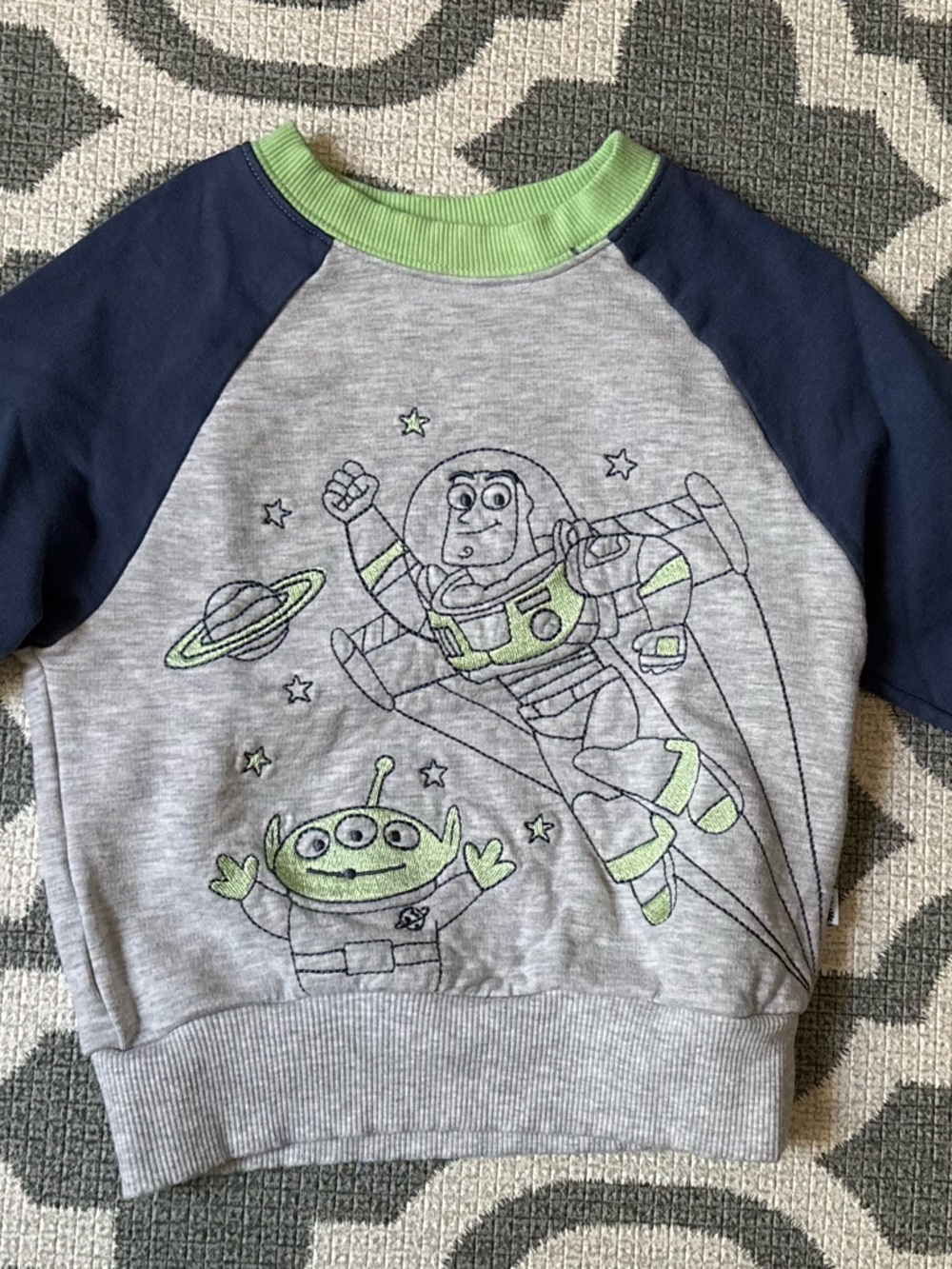 Toy Story Toddler sweatshirt - Grey, Navy & Lime